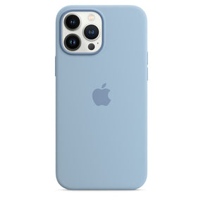 APLLE CAPA IPHONE 13 PRO MAX SILICONE 6.7 CASE WITH MAGSAFE - BLUE FOG