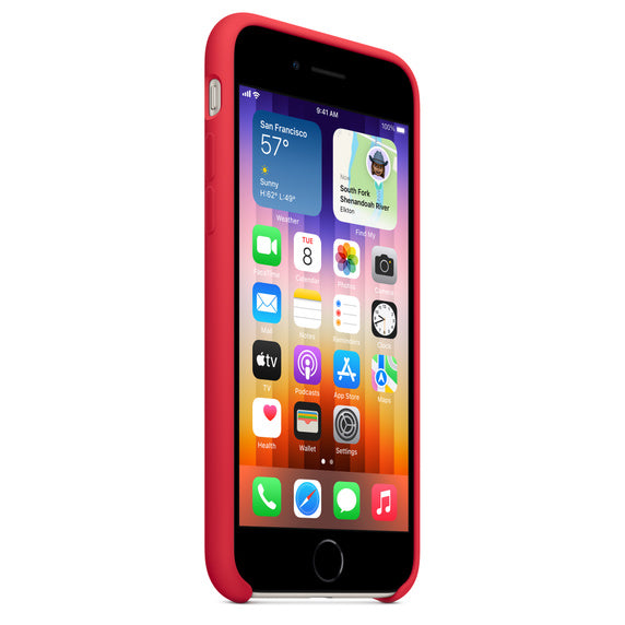 iPhone SE Silicone Case - (PRODUCT)RED