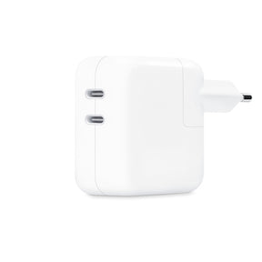 Adaptador de corriente de puerto USB-C doble de 35 W