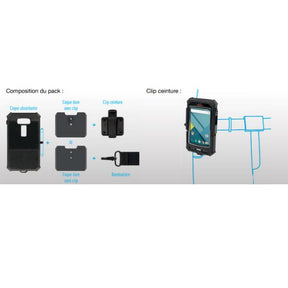 SOLID RUGGED CASE FOR DOLPHIN BLACK