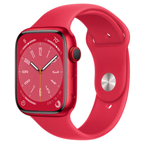 Apple Watch Series 8 GPS + Cellular 45mm (PRODUCT)RED Aluminum Case with (PRODUCT)RED Sport Band - Regular