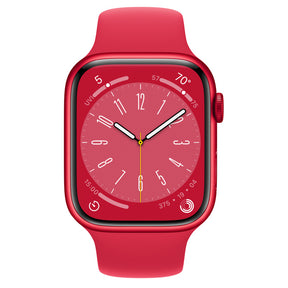 Apple Watch Series 8 GPS 45mm (PRODUCT)RED Aluminum Case with (PRODUCT)RED Sport Band - Regular