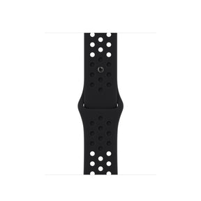 Apple 40mm Nike Sport Band - Bracelete de relógio para relógio inteligente - tamanhos S/M e M/L - antracite/preto - para Watch (38 mm, 40 mm, 41 mm) (MX8C2ZM/A)