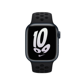 Apple 40mm Nike Sport Band - Correa para reloj inteligente - Tallas S/M y M/L - Antracita/Negro - para reloj (38mm, 40mm, 41mm) (MX8C2ZM/A)