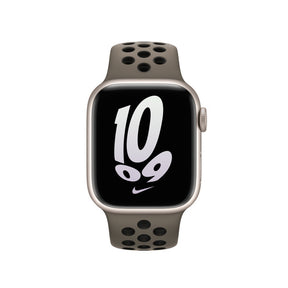 APPLE BRACELET OLIVE GRAY/BLACK NIKE SPORT BAND 41MM