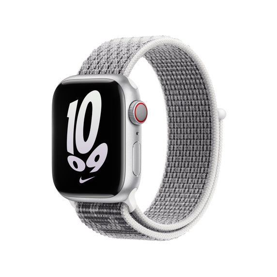 APPLE BRACELETE SUMMIT WHITE/BLACK NIKE SPORT LOOP 41MM