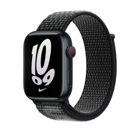 APPLE BRACELET BLACK/SUMMIT WHITE NIKE SPORT LOOP 45MM