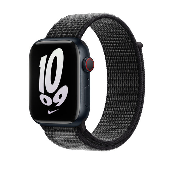 APPLE BRACELETE BLACK/SUMMIT WHITE NIKE SPORT LOOP 45MM