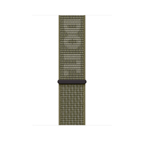 APPLE BRACELET SEQUOIA/PURE PLATINUM NIKE SPORT LOOP 45MM