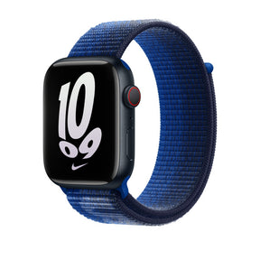 APPLE BRACELET GAME ROYAL/MIDNIGHT NAVY NIKE SPORT LOOP 45MM