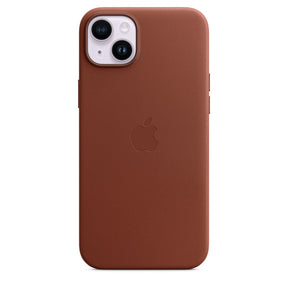 APPLE CAPA IPHONE 14 PLUS LEATHER CASE WITH MAGSAFE - UMBER