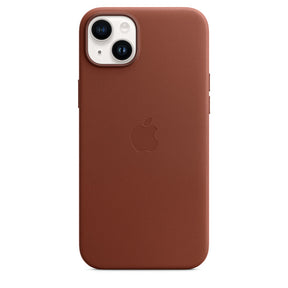 APPLE CAPA IPHONE 14 PLUS LEATHER CASE WITH MAGSAFE - UMBER