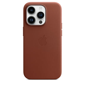 APPLE CAPA IPHONE 14 PRO LEATHER CASE WITH MAGSAFE - UMBER