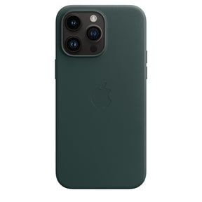 APPLE CAPA IPHONE 14 PRO MAX LEATHER CASE WITH MAGSAFE - FOREST GREEN