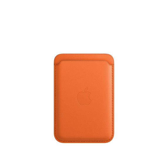 APPLE CAPA IPHONE LEATHER WALLET WITH MAGSAFE - ORANGE