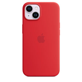 iPhone 14 Silicone Case with MagSafe - (PRODUCT)RED