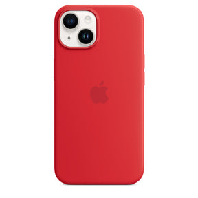 iPhone 14 Silicone Case with MagSafe - (PRODUCT)RED