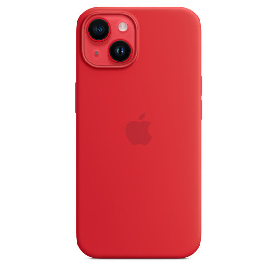 iPhone 14 Silicone Case with MagSafe - (PRODUCT)RED