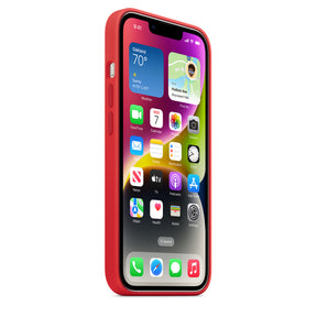 iPhone 14 Silicone Case with MagSafe - (PRODUCT)RED