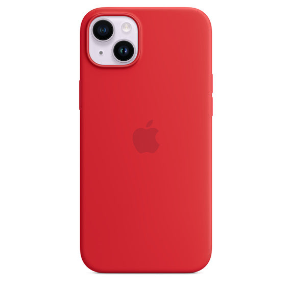 iPhone 14 Plus Silicone Case with MagSafe - (PRODUCT)RED