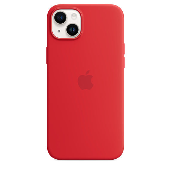 iPhone 14 Plus Silicone Case with MagSafe - (PRODUCT)RED