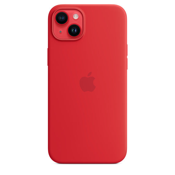 iPhone 14 Plus Silicone Case with MagSafe - (PRODUCT)RED