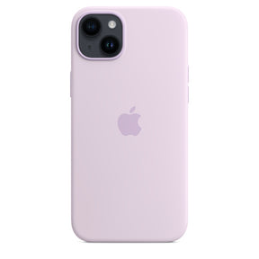 APPLE CAPA IPHONE 14 PLUS SILICONE CASE WITH MAGSAFE - LILAC