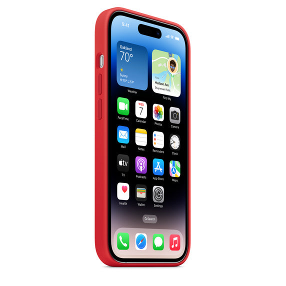 iPhone 14 Pro Silicone Case with MagSafe - (PRODUCT)RED