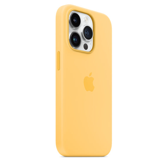 APPLE CAPA IPHONE 14 PRO SILICONE CASE WITH MAGSAFE - SUNGLOW