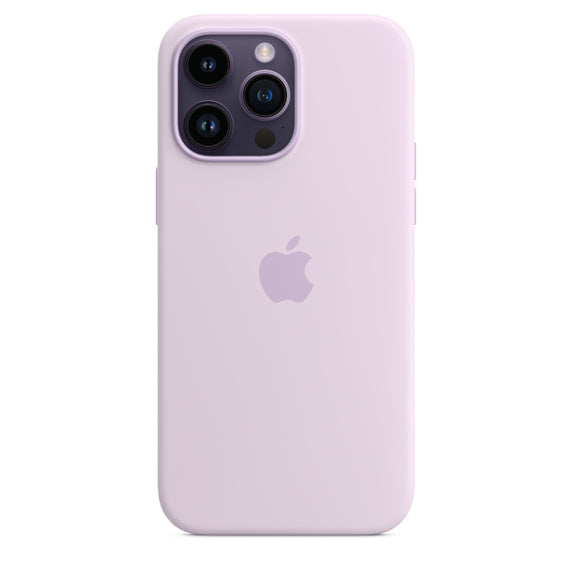 APPLE CAPA IPHONE 14 PRO MAX SILICONE CASE WITH MAGSAFE - LILAC