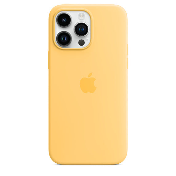 APPLE CAPA IPHONE 14 PRO MAX SILICONE CASE WITH MAGSAFE - SUNGLOW