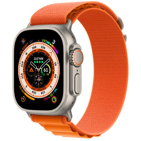 APPLE WATCH ULTRA GPS+CELLULAR 49MM TITANIUM CASE WITH ORANGE ALPINE LOOP SMAL