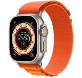 APPLE WATCH ULTRA GPS+CELLULAR 49MM TITANIUM CASE WITH ORANGE ALPINE LOOP LARGE