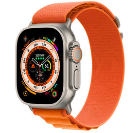 APPLE WATCH ULTRA GPS+CELLULAR 49MM TITANIUM CASE WITH ORANGE ALPINE LOOP LARGE