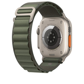 APPLE BRACELET GREEN ALPINE LOOP - SMALL 49MM