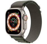 APPLE WATCH ULTRA GPS+CELLULAR 49MM TITANIUM CASE WITH GREEN ALPINE LOOP LARGE