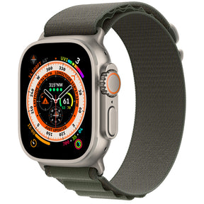 APPLE WATCH ULTRA GPS+CELLULAR 49MM TITANIUM CASE WITH GREEN ALPINE LOOP MEDIUM