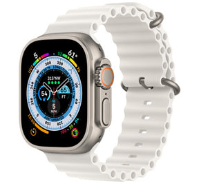 APPLE WATCH ULTRA GPS+CELLULAR 49mm TITANIUM CASE WITH WHITE OCEAN BAND