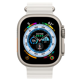 APPLE WATCH ULTRA GPS+CELLULAR 49mm TITANIUM CASE WITH WHITE OCEAN BAND