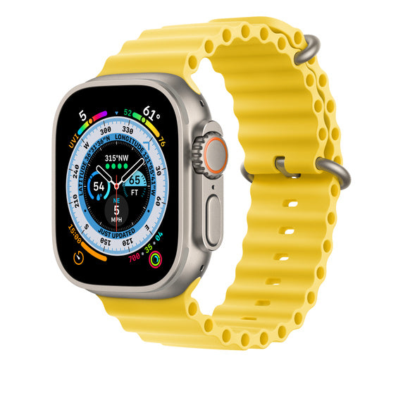 APPLE BRACELET YELLOW OCEAN BAND 49MM