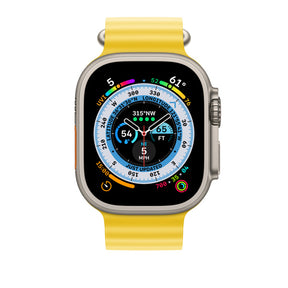 APPLE BRACELET YELLOW OCEAN BAND 49MM