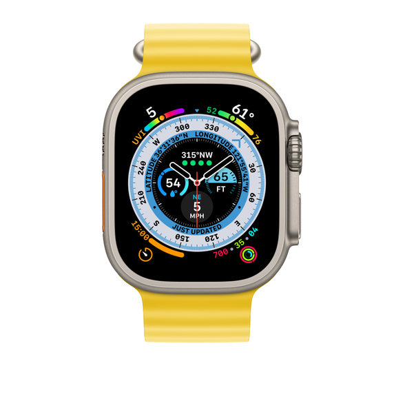 APPLE BRACELET YELLOW OCEAN BAND 49MM