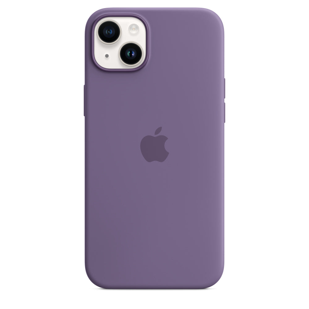 Silicone Case with MagSafe for iPhone 14 Plus - Purple Iris