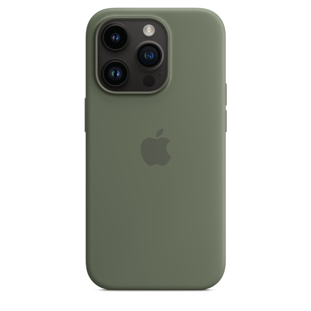 Silicone Case with MagSafe for iPhone 14 Pro - Olive