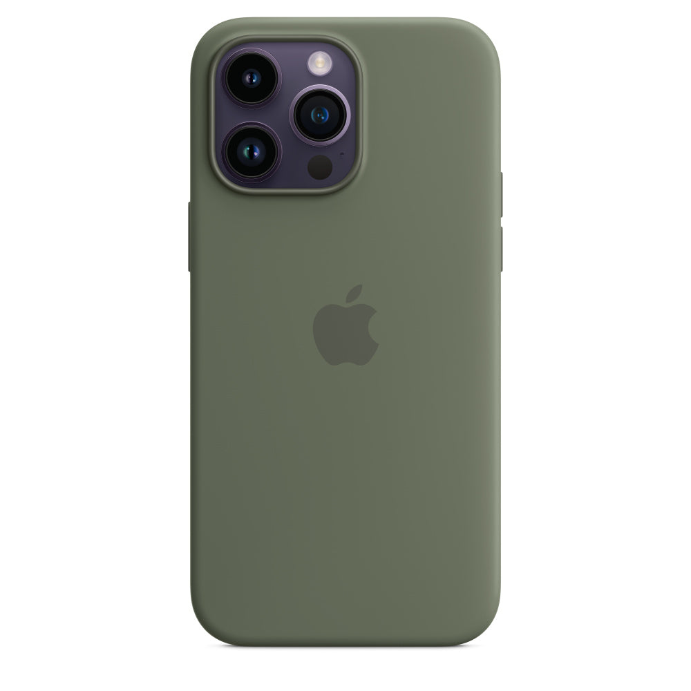 Silicone Case with MagSafe for iPhone 14 Pro Max - Olive