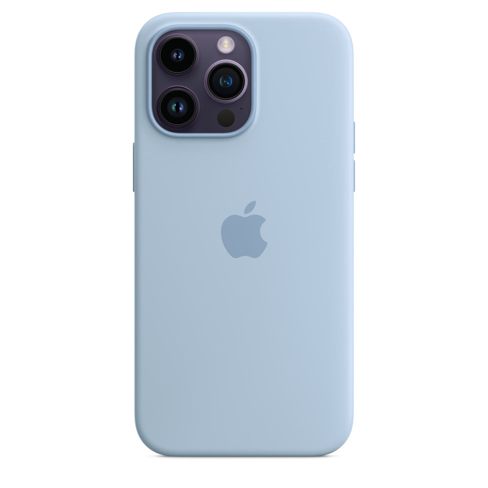 Capa em silicone com MagSafe para iPhone 14 Pro Max - Céu