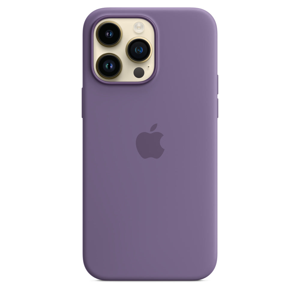 Funda de silicona con MagSafe para iPhone 14 Pro Max - Iris púrpura