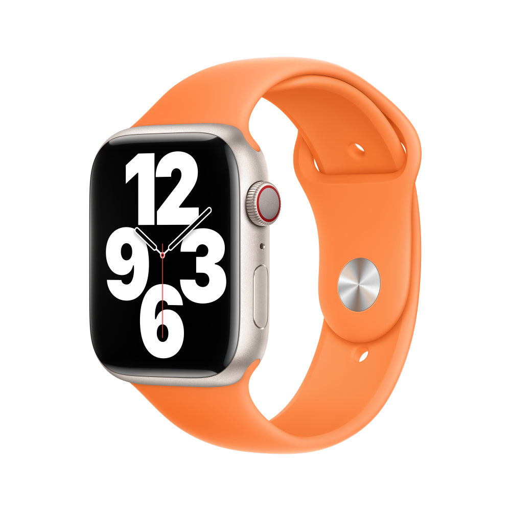 45 mm bright orange sport bracelet