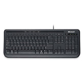 TECLADO MICROSOFT CON CABLE 600 PUERTO USB NEGRO