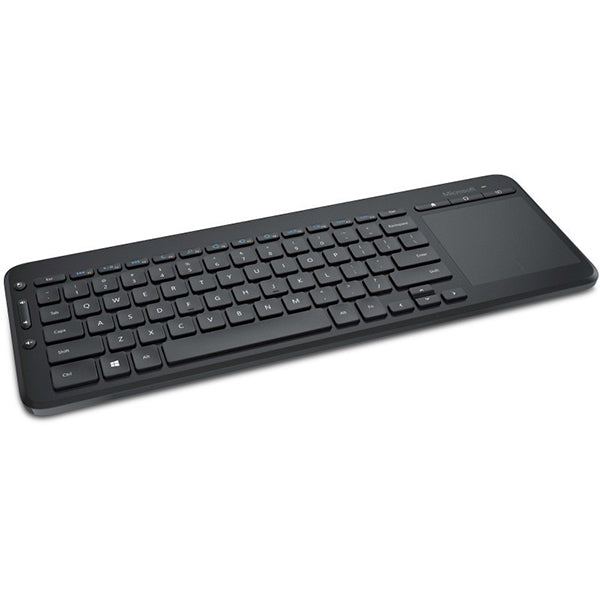 TECLADO MICROSOFT TODO EN UNO MEDIOS USB PT INALAMBRICO NEGRO